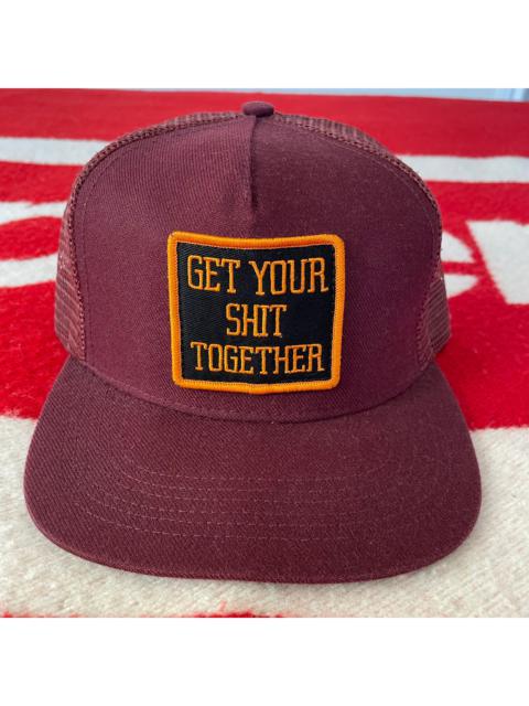 Supreme Get Your Shit Together Cap Hat Snapback Trucker 5 panel