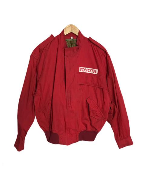 Vintage - Toyota red bomber jacket