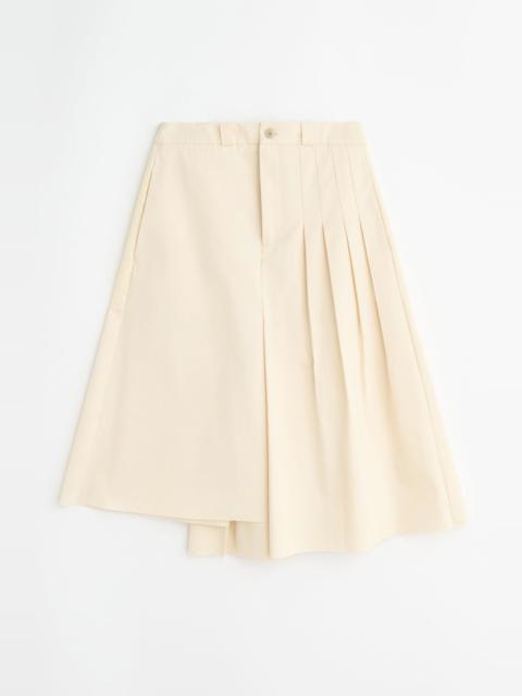 Our Legacy Origami Skirt Soft Ivory Micro Canvas