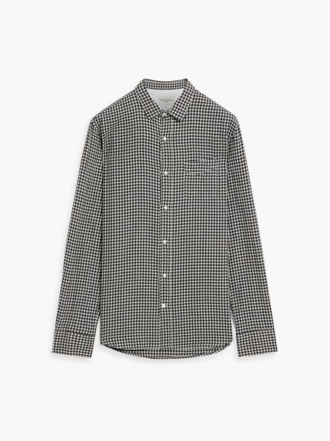 OFFICINE GÉNÉRALE Lipp checked cotton-blend shirt