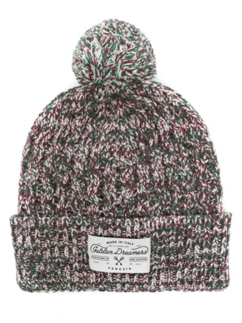 Golden Goose Wool Beanie With Pom-Pom