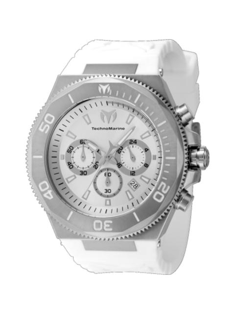 Other Designers Technomarine Manta Ocean Chronograph GMT Quartz Silver Dial Men's Watch TM-224015