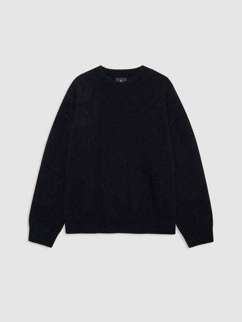 ANINE BING Lee Crew Sweater - Black