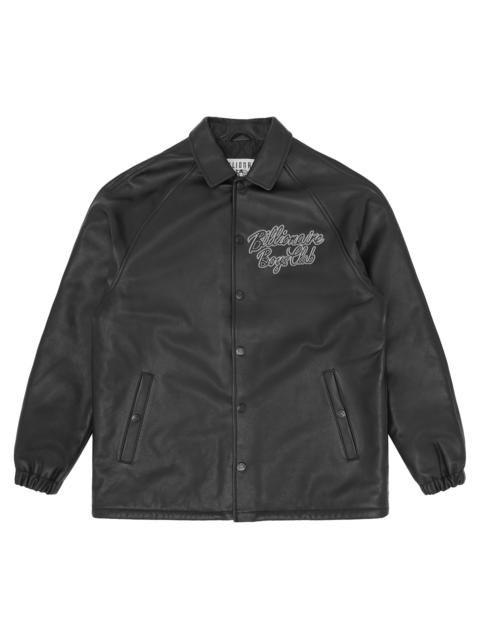 BILLIONAIRE BOYS CLUB LEATHER COACH JACKET