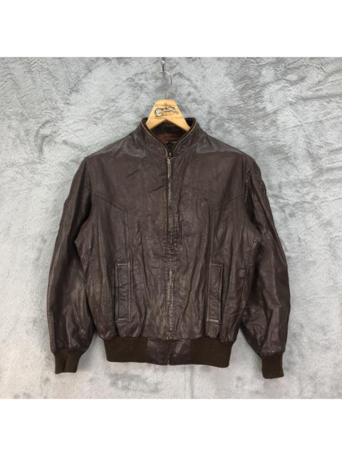 Other Designers Vintage 90's Perma Stone Leather Jacket #4720-165