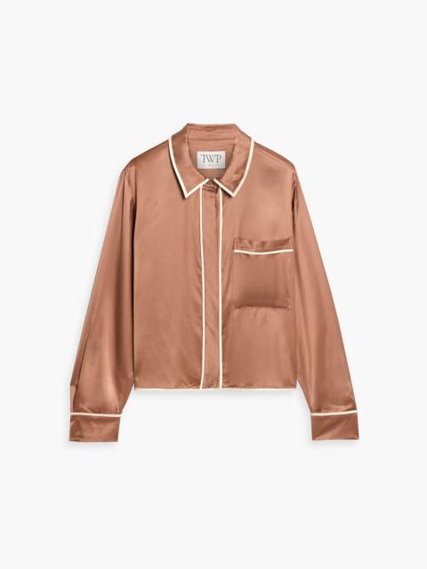 TWP Sleepover satin shirt