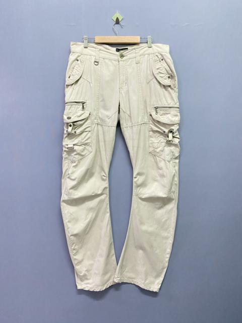 Other Designers Japanese Brand - Cargo IN THE ATTIC Multipocket Distressed Curve Leg Pants