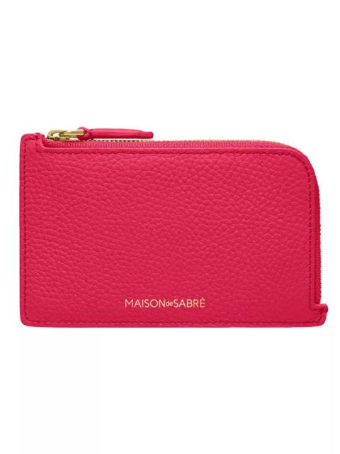 MAISON de SABRÉ Leather Zip Card Holder