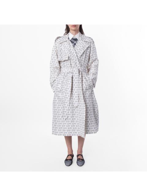 Burberry Burberry B-Print Lightweight Trench Coat