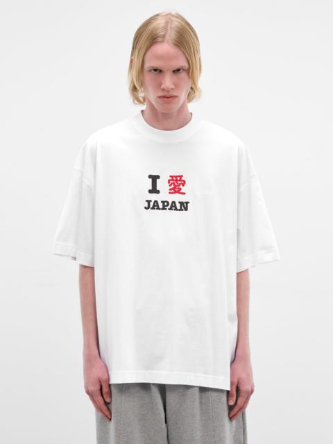 VETEMENTS White Japan Tourist Cotton Tee