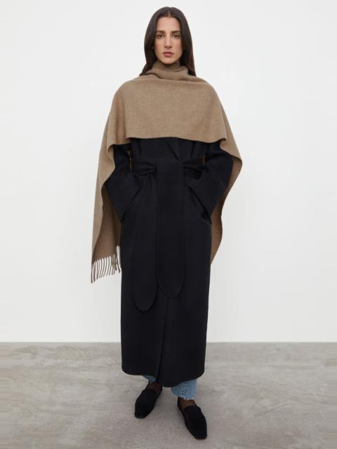 TOTEME Classic wool scarf beige mélange