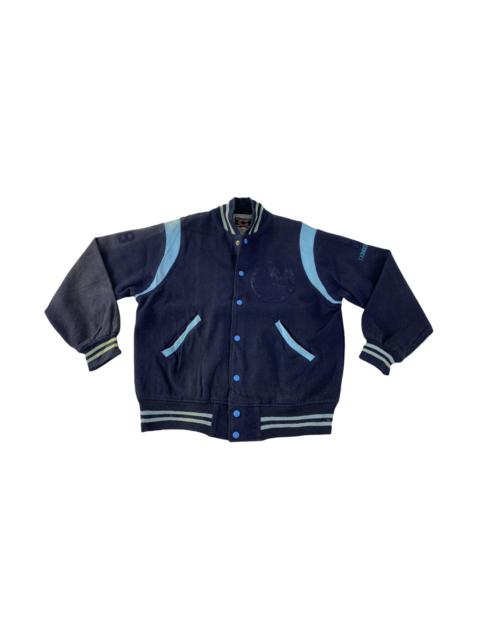 Other Designers Vintage - 90s Chuo Kanda Sport Tokyo Varsity Jacket Snap Button Design