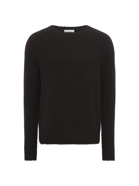 GABRIELA HEARST Norwich Knit Sweater in Black Cashmere