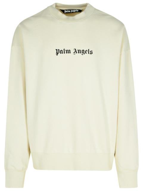 Palm Angels Palm Angels Cream Cotton Sweatshirt