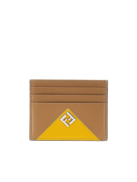 FENDI Fendi 'Fendi Lui' Grained Leather Cardholder Multicolor