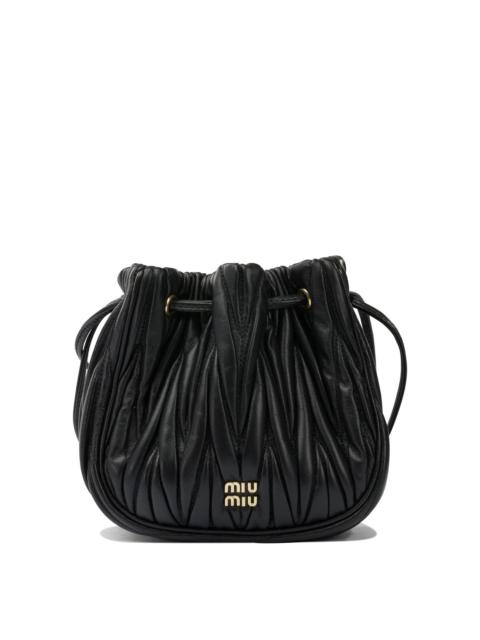Miu Miu Miu Miu Matelassé Nappa Leather Handbag