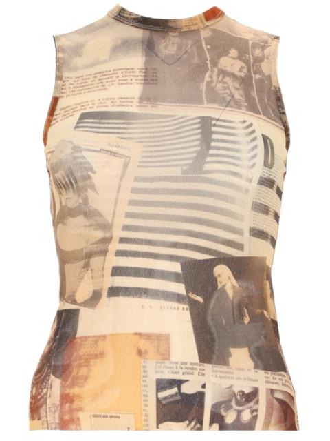 Jean Paul Gaultier Jean Paul Gaultier Women Top With "Journal" Print