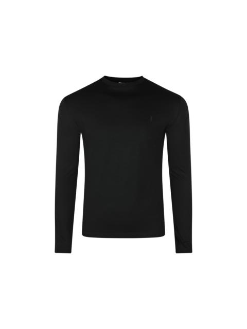 BLACK WOOL KNITWEAR