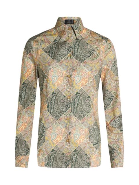 Etro Printed cotton shirt