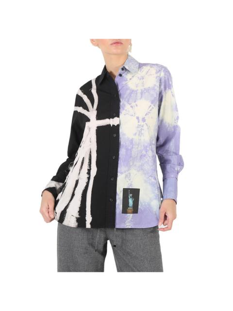 Proenza Schouler Ladies Multicolor Tie Dye Shirting