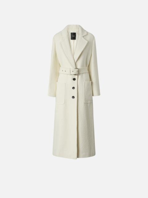 PINKO SINGLE-BREASTED COAT WITH BELT