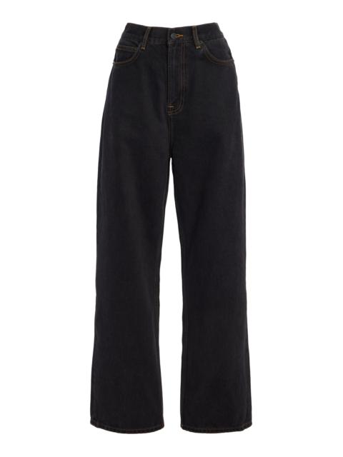 WARDROBE.NYC Denim Low Rise Jean black