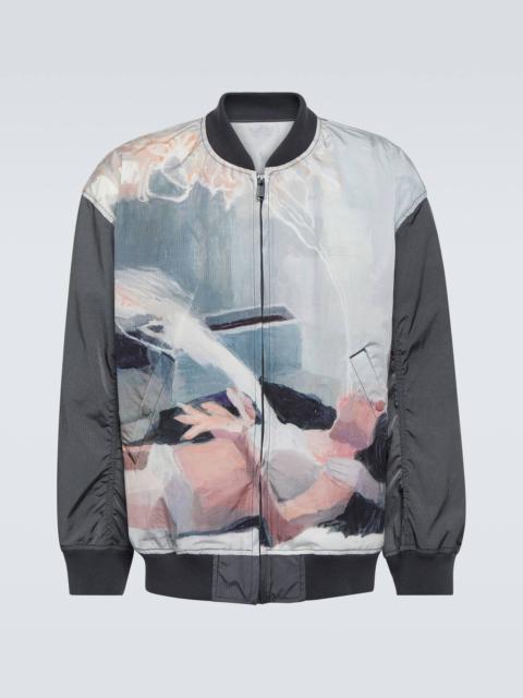 UNDERCOVER x Helen Verhoeven printed bomber jacket