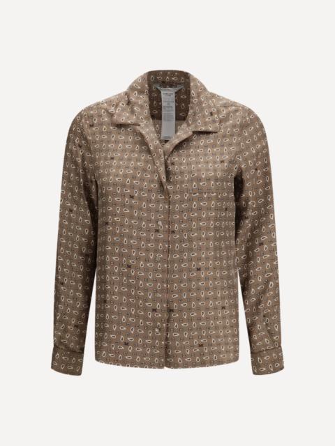 Max Mara Disco Shirt in printed silk