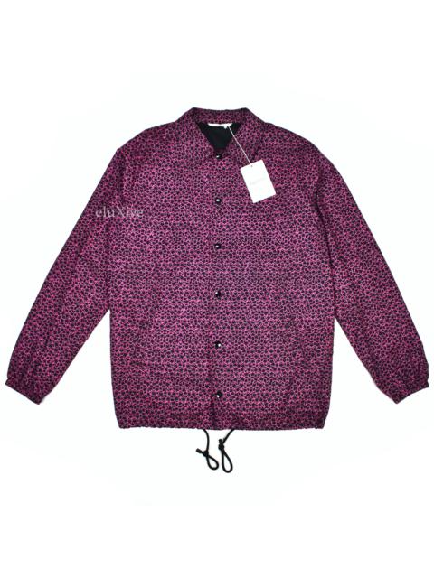 Valentino $1.5k Valentino Stars Print Nylon Coach's Jacket NWT