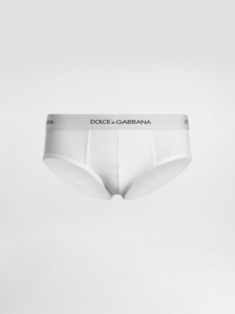 Dolce & Gabbana Fine-rib cotton Brando briefs
