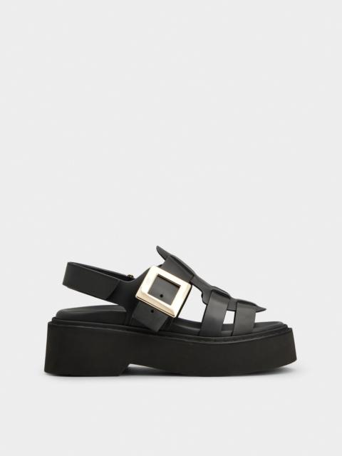 Viv' Rangers Sandals in leather