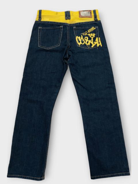 Other Designers Japanese Brand - Japanese Co & Lu Pocket Logo Jeans