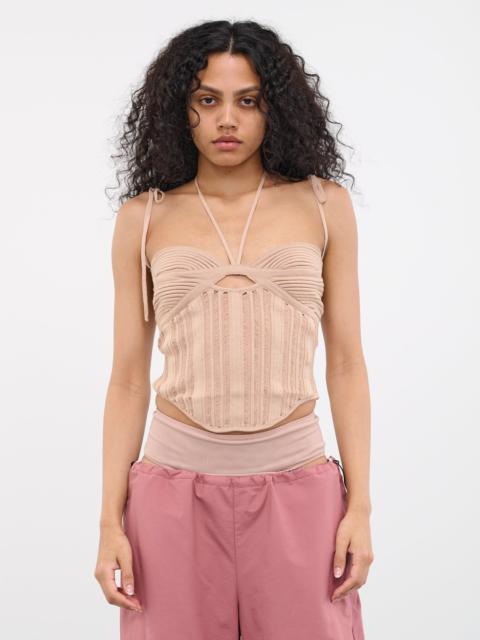ANDREĀDAMO Floating Knit Corset