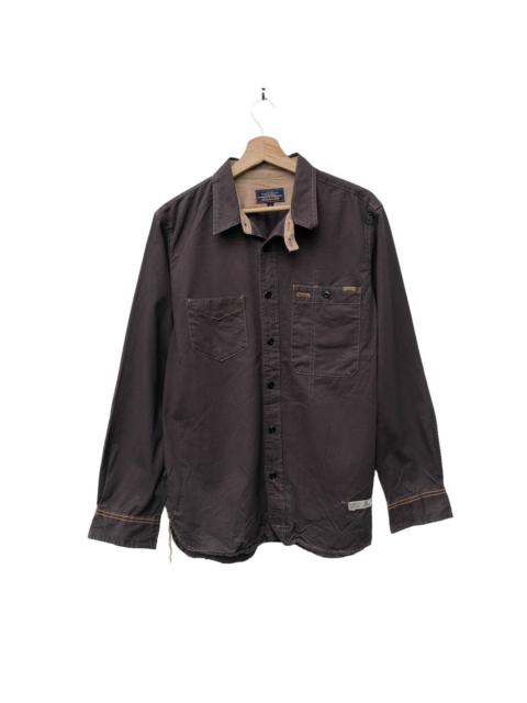 Other Designers AVIREX LONG SLEEVE BUTTON UP