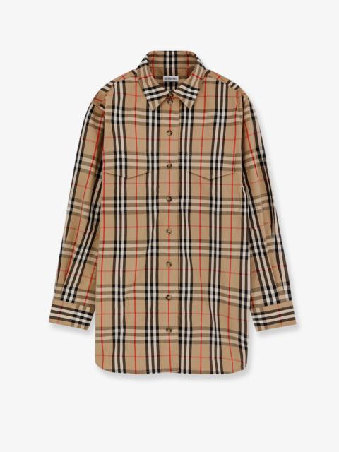 Burberry Burberry Women Cotton Shirt With Check Print