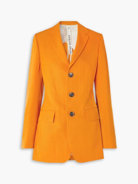 Other Designers Irit oversized grain de poudre blazer