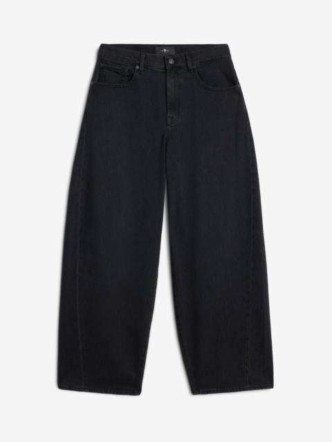 7 For All Mankind MANKIND Twisted Bonnie Barrel Leg in Thunderstorm