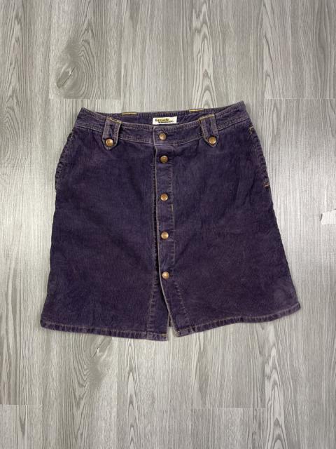 Hysteric Glamour Hysteric Glamour in purple cudroy middle button wrap skirt