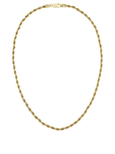 BOSS GOLD-TONE NECKLACE WITH ROPE-STYLE CHAIN