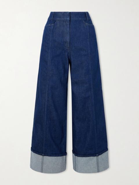 Another Tomorrow Organic High-rise Wide-leg Jeans