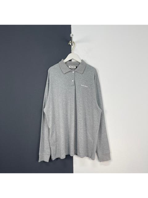 Miu Miu Miumiu 2025 Polo Long-Sleeve Shirt