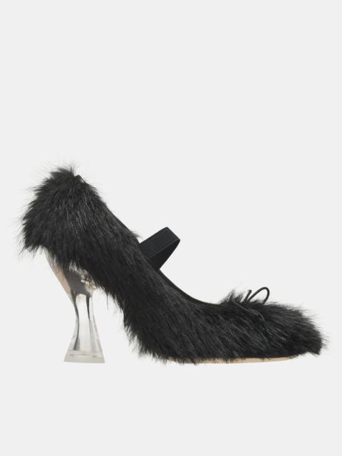 Simone Rocha Faux Fur Ballerina Heels