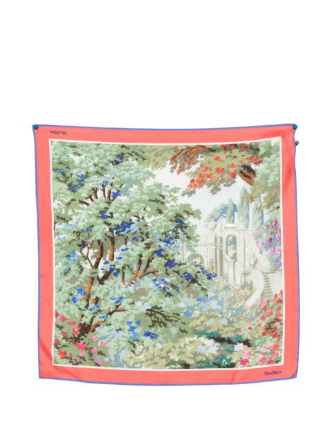 Max Mara Max Mara Floral-print Scarf