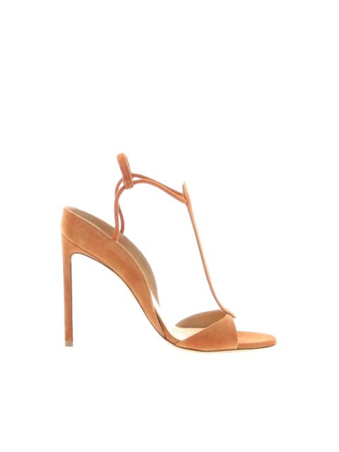 Other Designers Francesco Russo – T-Strap Sandal – Pumpkin