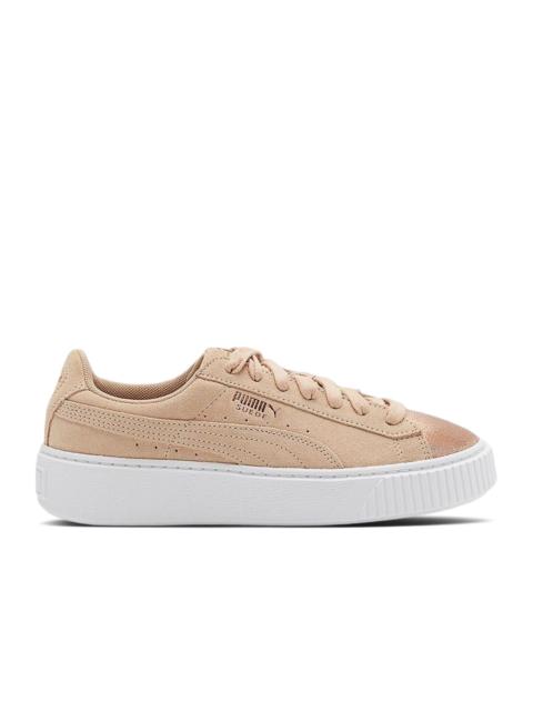 PUMA WMNS SUEDE PLATFORM LUNALUX 'CREAM TAN'