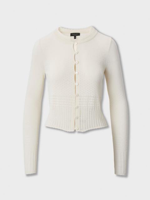 rag & bone Michelle Pointelle Cardigan
