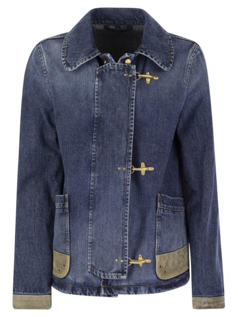 Other Designers Fay Women 3-Hook Denim Jacket