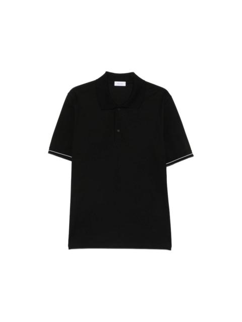 FERRAGAMO Ferragamo Black Polo Shirts Men