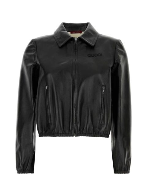 GUCCI Black Leather Jacket
