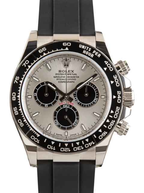 ROLEX Pre-Owned Rolex Daytona Ref 126519LN Silver Dial